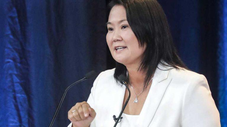 Keiko Fujimori, candidata presidencial de Perú. Imagen: Getty Images