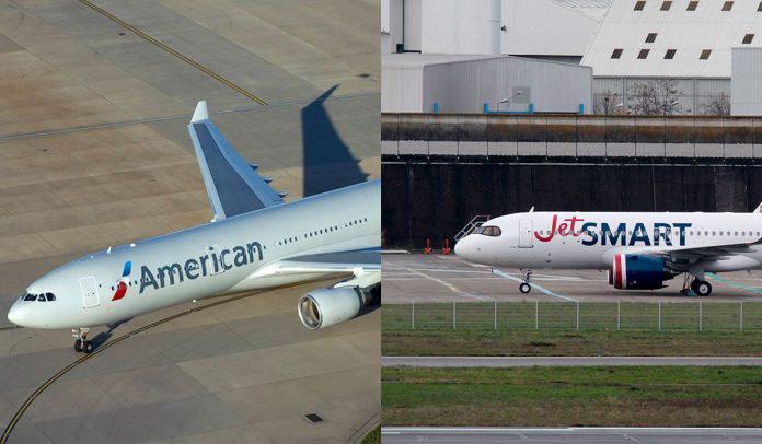 JetSmart y American Airlines