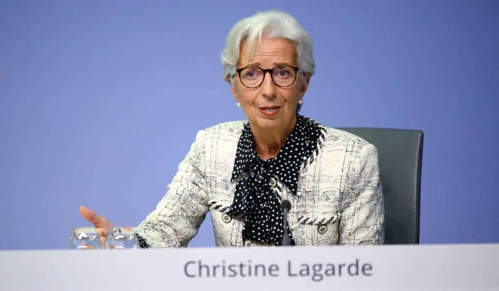 “La inflación en Europa cederá en el curso de este año”: presidenta del Banco Central Europeo Christine Lagarde BCE inflación en Europa
