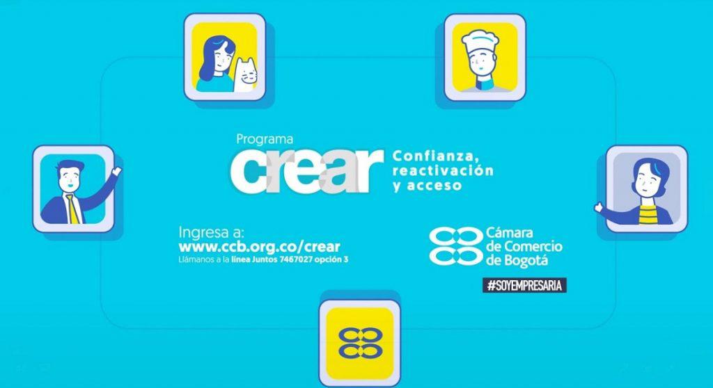 Mipymes pueden acceder a recursos a través de Crear, programa de la Cámara Comercio de Bogotá