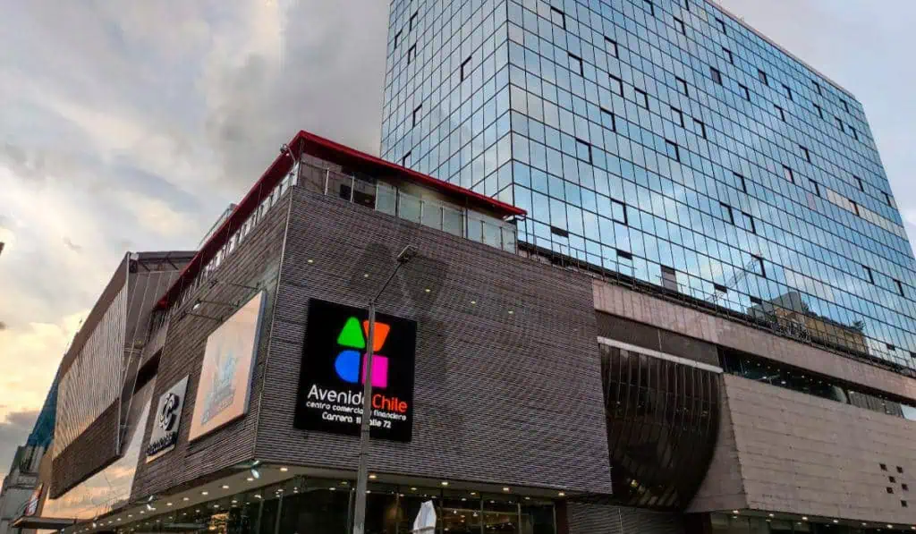 Estaciones de carga para carros eléctricos en Bogotá: ¿Dónde están y cuánto cuesta? Centro comercial Avenida Chile.