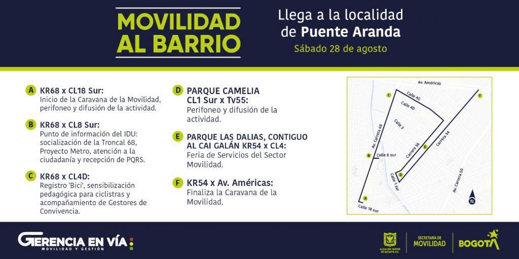 Alcaldía de Bogotá pone en marcha el programa Movilidad al Barrio