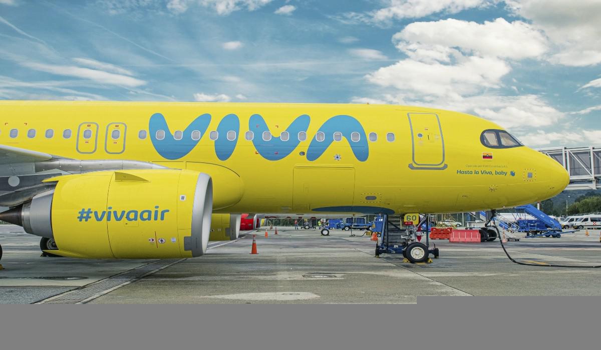 Viva anunció la suspensión de sus operaciones en Colombia. Imagen: Viva Air.