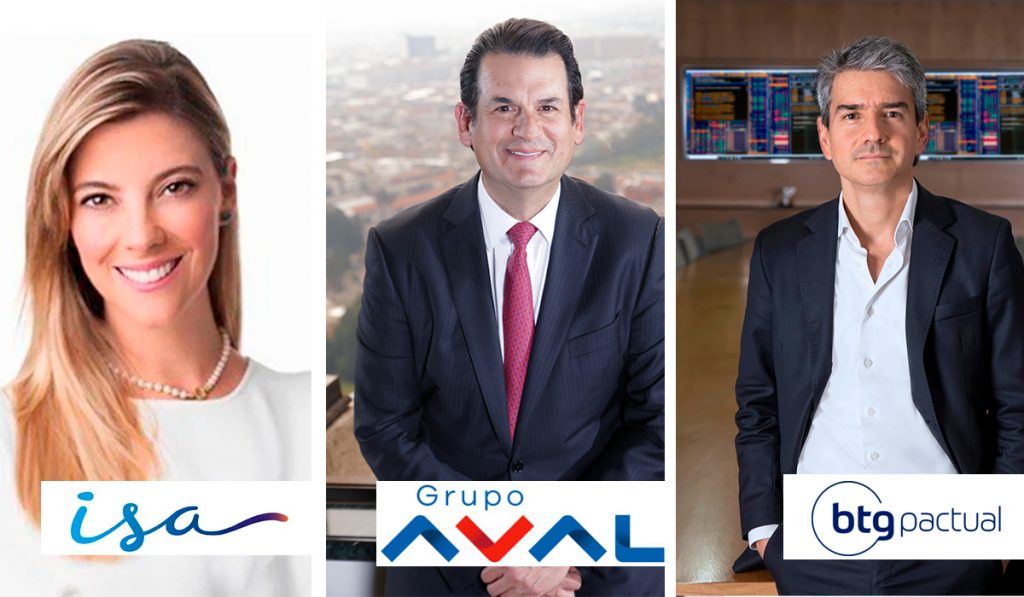 ISA, Grupo Aval y BTG Pactual y sus acciones por la sostenibilidad