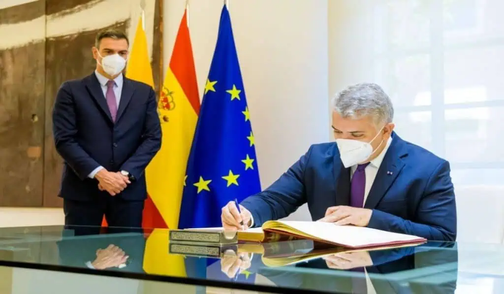 Colombia y España sellan acuerdo para aumento de inversión bilateral Colombia y España sellan acuerdo para aumento de inversión bilateral