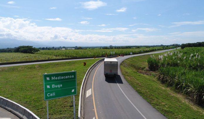 Accesos Cali-Palmira. Foto: Cortesía del Ministerio de Transporte.