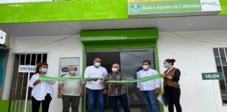 El Banco Agrario inauguró hoy dos nuevas oficinas en Antioquia