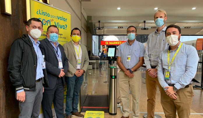 Biometría facial en aeropuerto de Rionegro