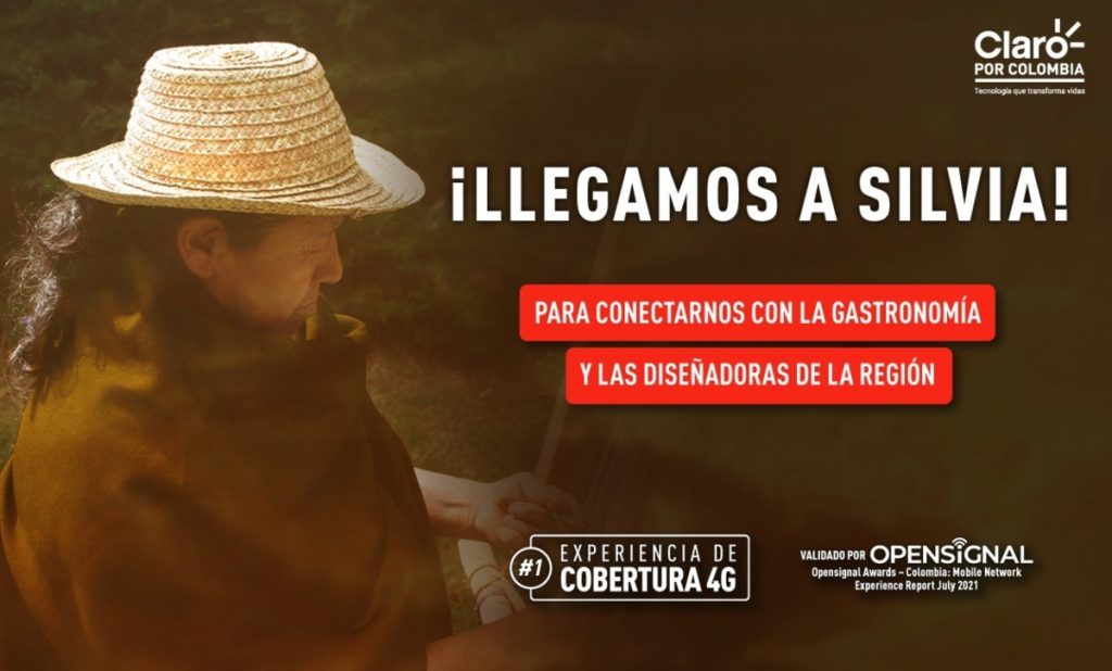 Claro instala internet móvil 4G por primera vez en 27 zonas rurales del Cauca