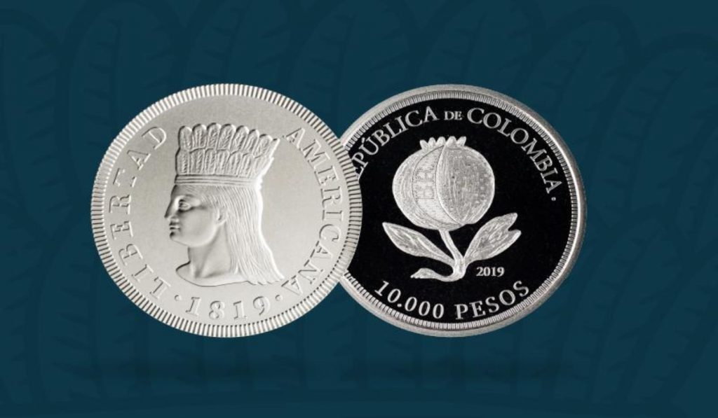 BanRep de Colombia lanza moneda conmemorativa del Bicentenario de Independencia BanRep de Colombia lanza moneda conmemorativa del Bicentenario de Independencia