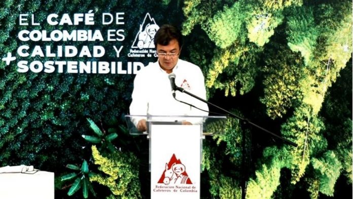 Foto: Roberto Vélez, presidente de la Federación Nacional de Cafeteros.