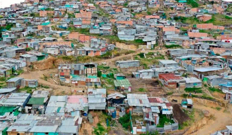Pobreza en Colombia.