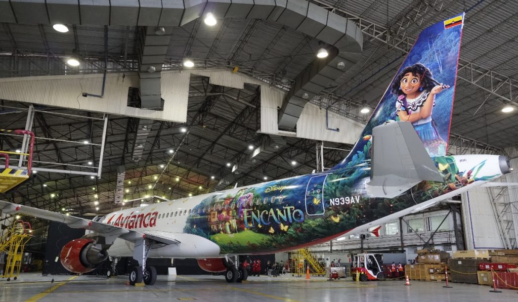 Avianca volará avión con diseño externo inspirado en película 'Encanto’