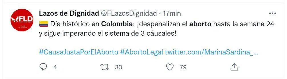 Corte Constitucional despenaliza aborto total hasta semana 24 Corte Constitucional despenaliza aborto total hasta semana 24