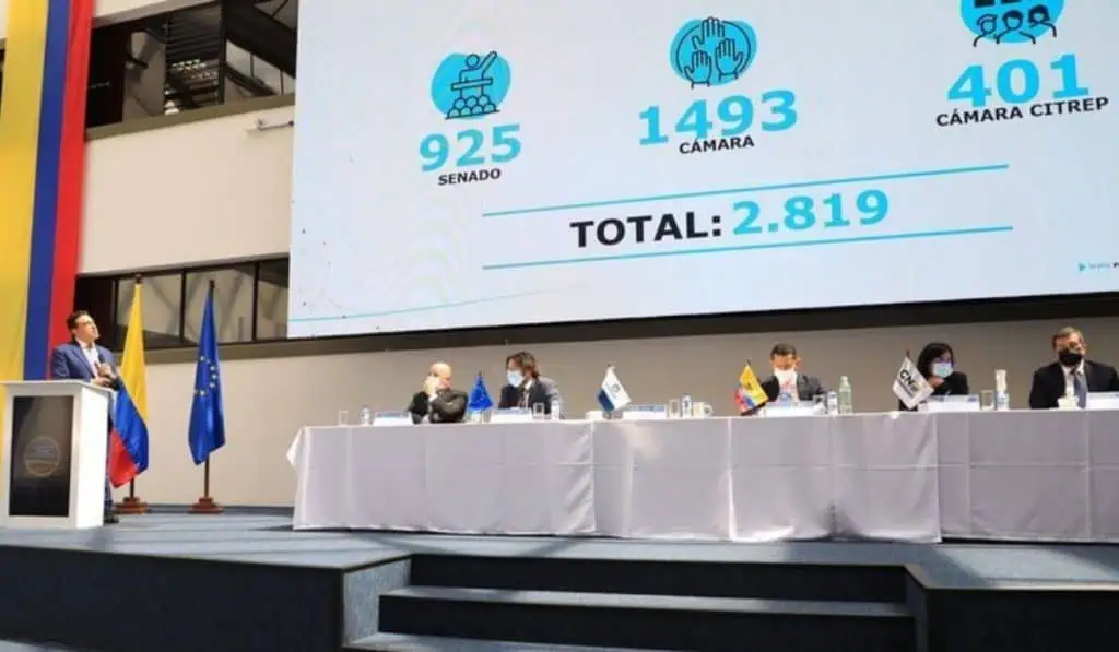Definido censo electoral en Colombia: podrán votar 38,8 millones de personas Definido censo electoral en Colombia: podrán votar 38,8 millones de personas