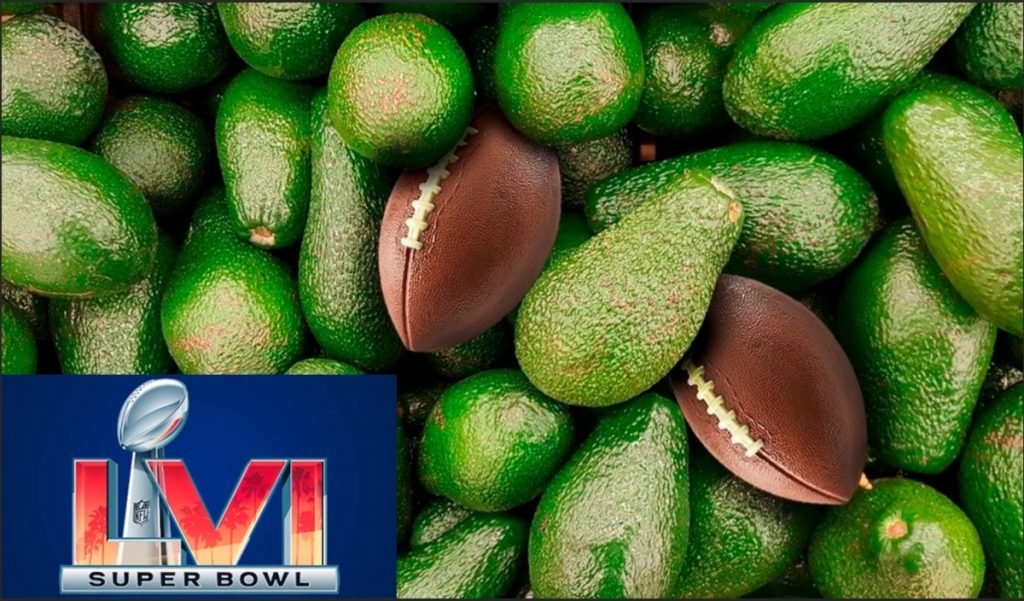 Las millonarias cifras que moverá el aguacate para el Super Bowl LVI