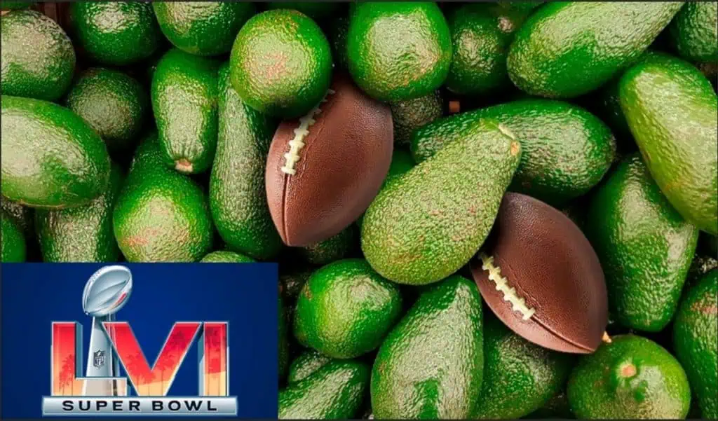 Las millonarias cifras que moverá el aguacate para el Super Bowl LVI Las millonarias cifras que moverá el aguacate para el Super Bowl LVI
