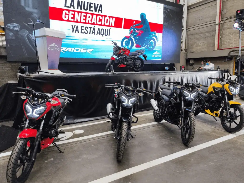 Auteco lanzó nueva motocicleta urbana de marca TVS: la Raider 125 Auteco lanzó nueva motocicleta urbana de marca TVS: la Raider 125