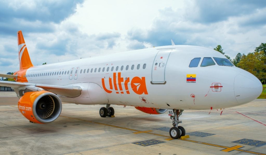 Ultra obtuvo permiso definitivo para operaciones aéreas en Colombia; ya tiene 5 % de mercado