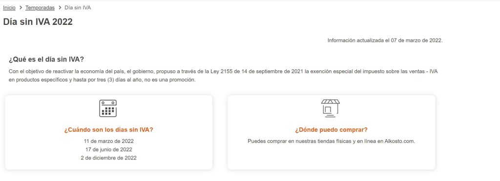 Estos comercios ya están en modo día sin IVA en Colombia