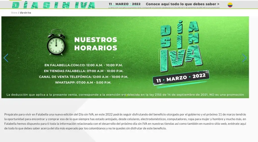 Estos comercios ya están en modo día sin IVA en Colombia Estos comercios ya están en modo día sin IVA en Colombia