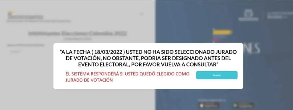 Elecciones Presidenciales Colombia 2022: cómo saber si fue elegido jurado de votación Elecciones Presidenciales Colombia 2022: cómo saber si fue elegido jurado de votación