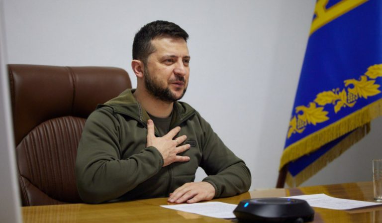 El presidente de Ucrania, Volodímir Zelenski