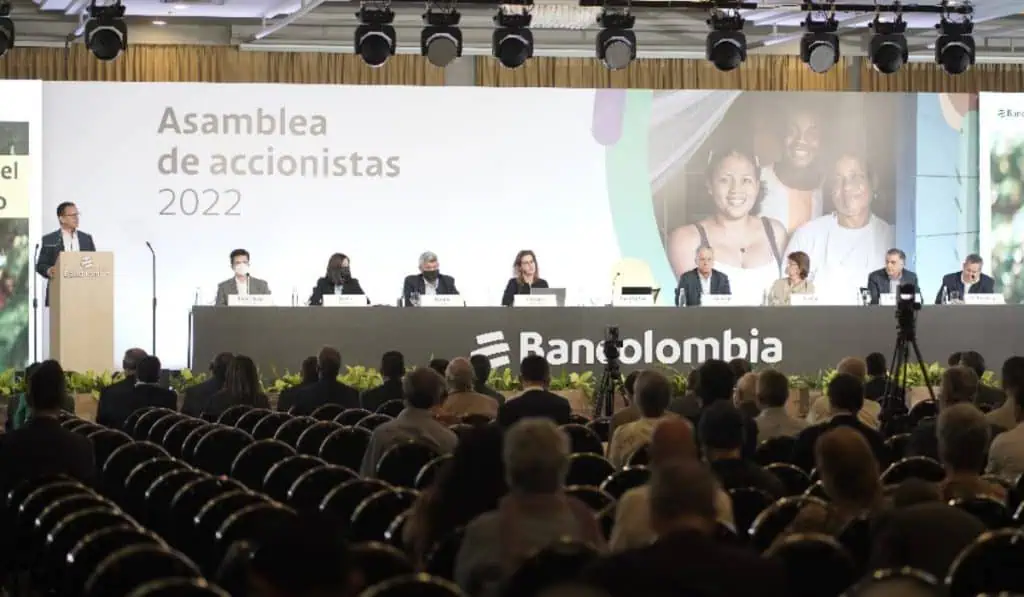 Asamblea de Bancolombia aprobó histórico dividendo para 2022 Asamblea de Bancolombia aprobó histórico dividendo para 2022