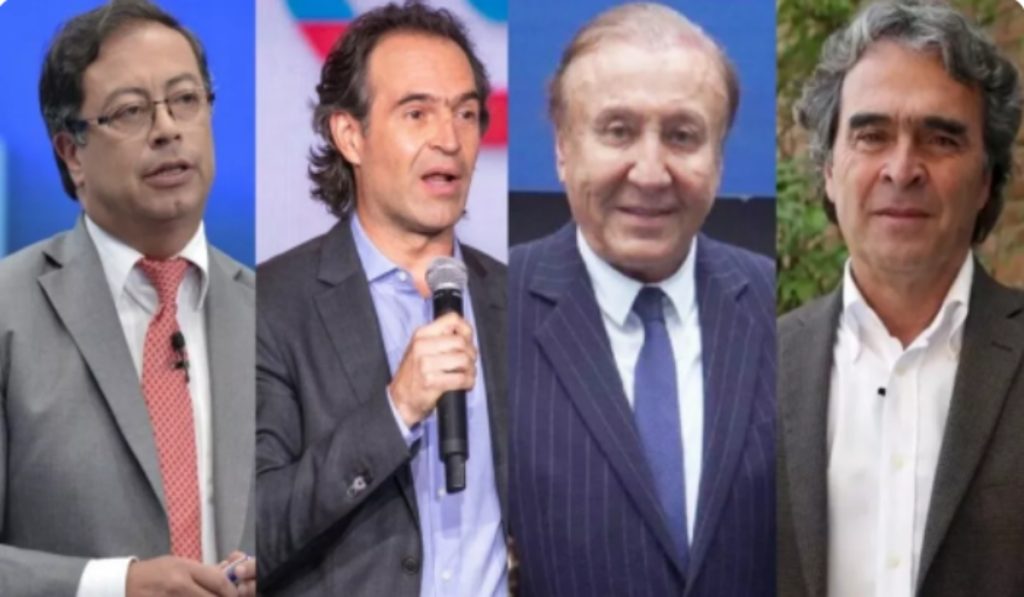 Petro sube; ‘Fico’, Hernández y Fajardo caen en nueva encuesta presidencial en Colombia