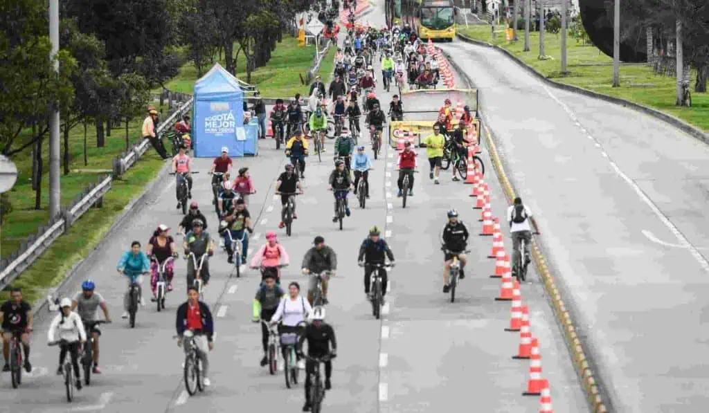 Estos son los cierres en ciclovía de Bogotá por posesión de Gustavo Petro Estos son los cierres en ciclovía de Bogotá por posesión de Gustavo Petro