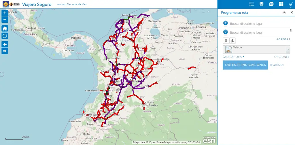 Aprenda a consultar el estado de las vías en Colombia Vías más congestionadas en Colombia