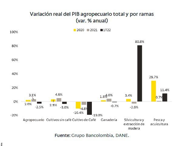 A pesar de caída en PIB del agro, Colombia tiene oportunidad por coyuntura internacional
