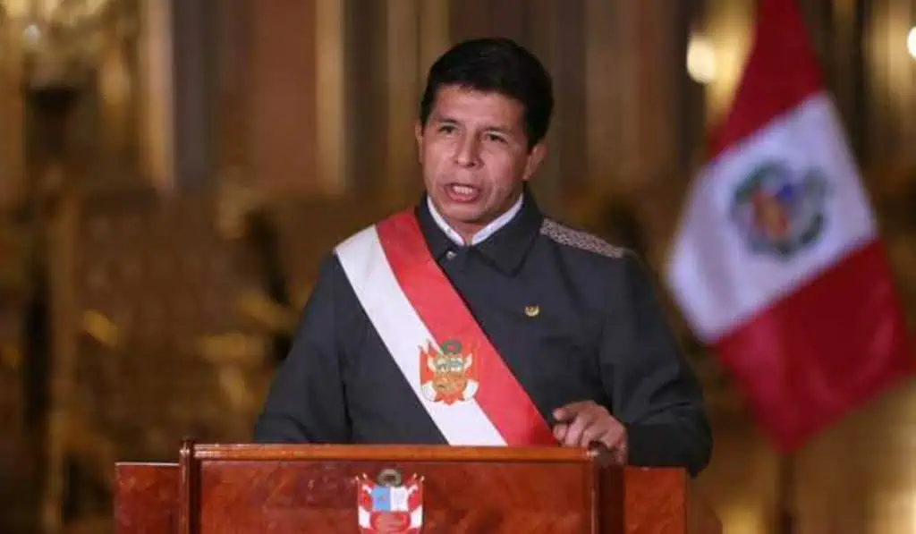 Presidente de Perú, Pedro Castillo, disolvió el Congreso de la Republica y declaró Gobierno de excepción Presidente de Perú, Pedro Castillo, disolvió el Congreso de la Republica y declaró Gobierno de excepción