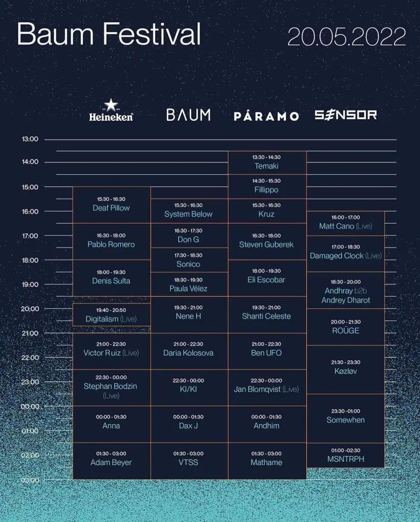 Vuelve el festival de electrónica más grande de Colombia: el Baum Festival Vuelve el festival de electrónica más grande de Colombia: el Baum Festival