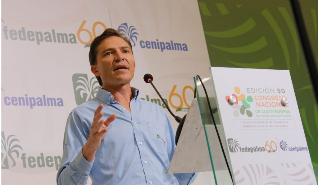Nicolás Pérez, presidente de Fedepalma