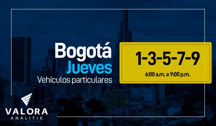 Pico y placa Bogotá