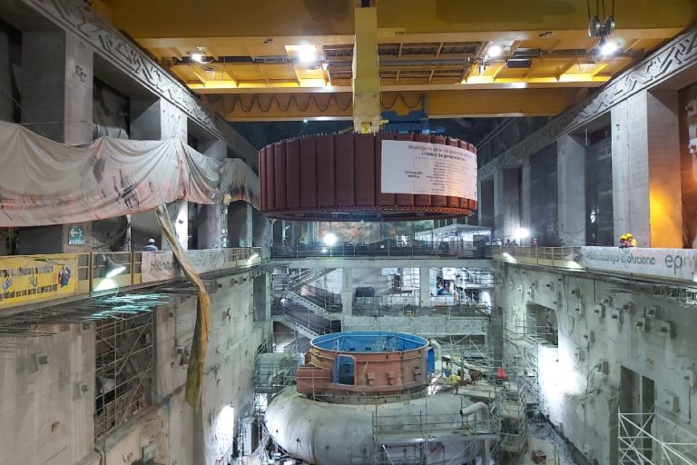 Instalan primer rotor en Hidroituango para la generación de energía