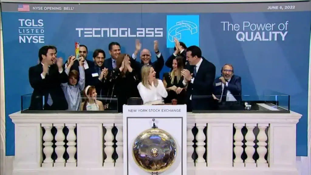 Tecnoglass tocó campana de apertura en Bolsa de Nueva York (NYSE) Tecnoglass tocó campana de apertura en Bolsa de Nueva York (NYSE)
