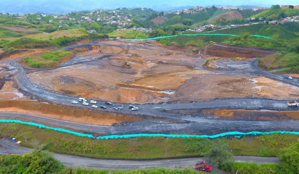 Las obras para el Aeropuerto del Café se reiniciaron, tras la liquidación del contrato en 2022. Foto: Aerocafé.