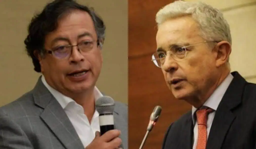 Centro Democrático será el único partido de oposición del gobierno Petro Gustavo Petro y Álvaro Uribe.
