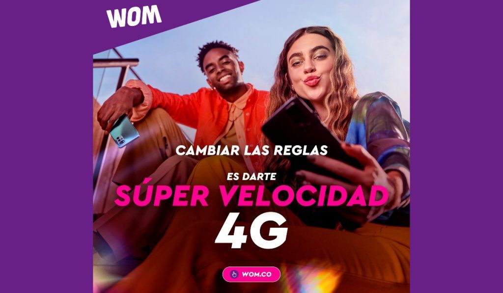  WOM lanza nueva campaña en Colombia y hace balance