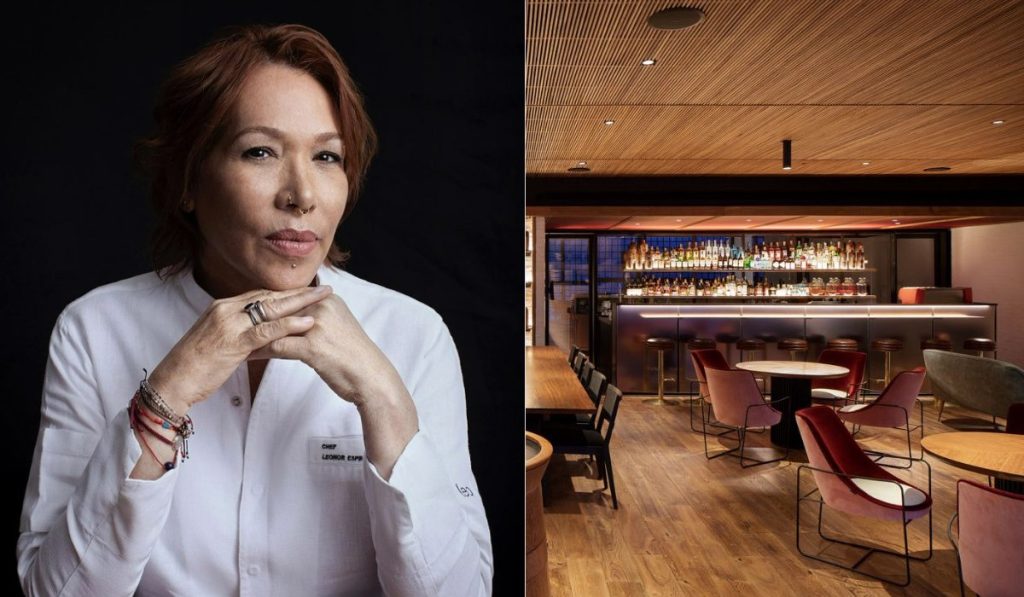 Leonor Espinosa y su restaurante Leo. 