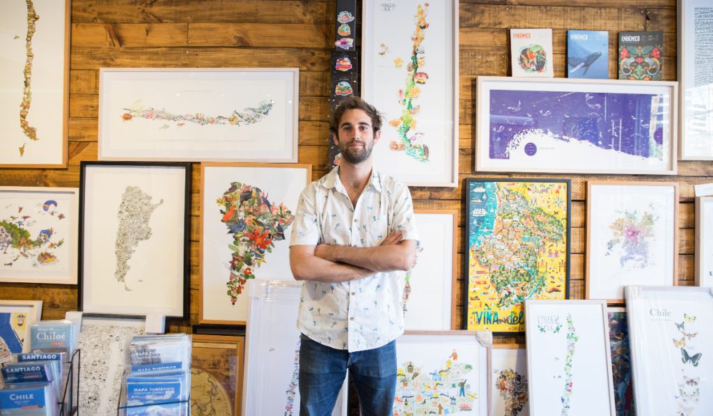 Mappin, el emprendimiento chileno que le apuesta a mostrar la geografía de una forma diferente