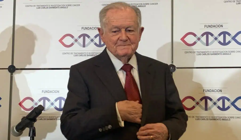 Luis Carlos Sarmiento sale del top 3 de los hombres más ricos de Colombia Luis Carlos Sarmiento sale del top 3 de los hombres más ricos de Colombia