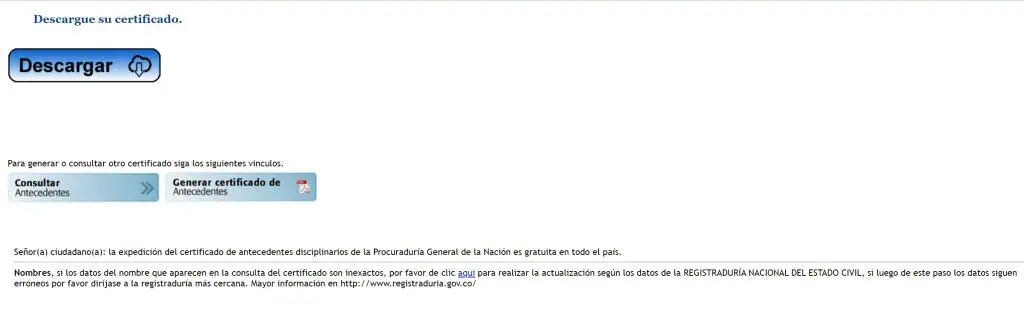 Descargue online estos certificados para una vacante laboral en Colombia Descargue online estos certificados para una vacante laboral en Colombia