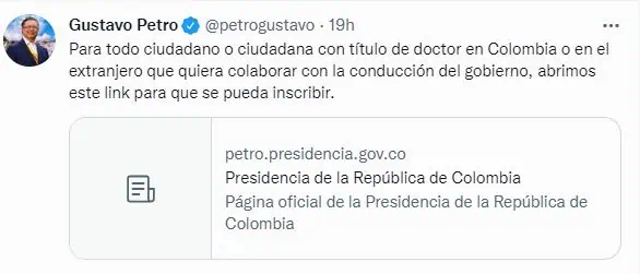 Colombia: abren convocatoria para profesionales con doctorado Colombia: abren convocatoria para profesionales con doctorado