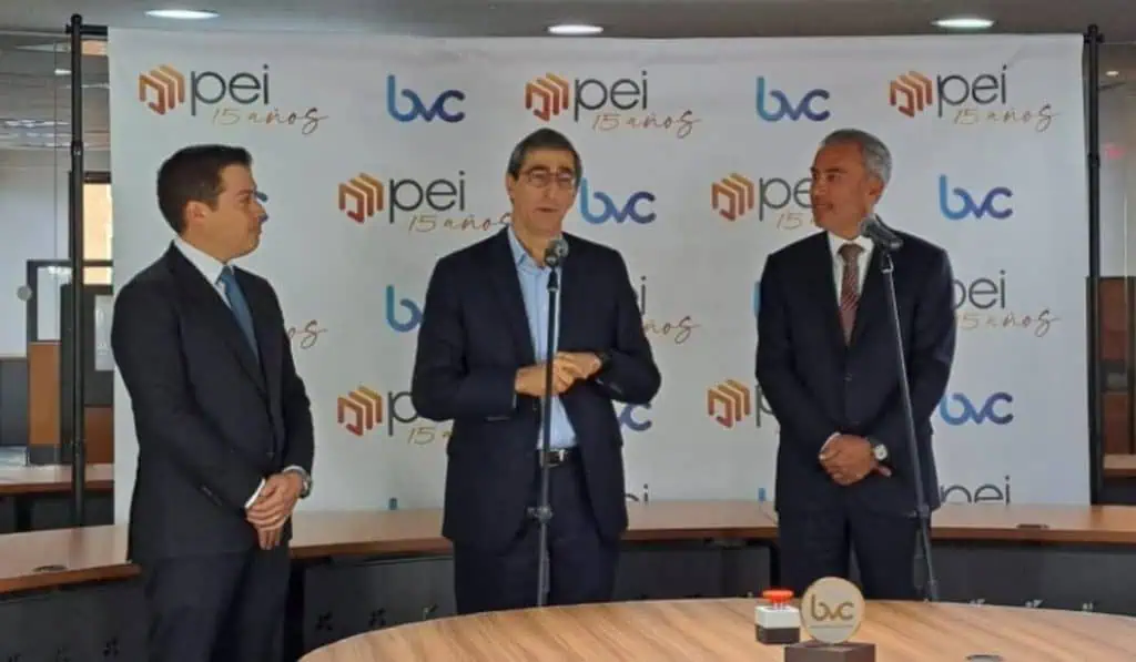 Pei ya se negocia en renta variable en Bolsa de Colombia; estará en trii Pei ya se negocia en renta variable en Bolsa de Colombia; estará en trii