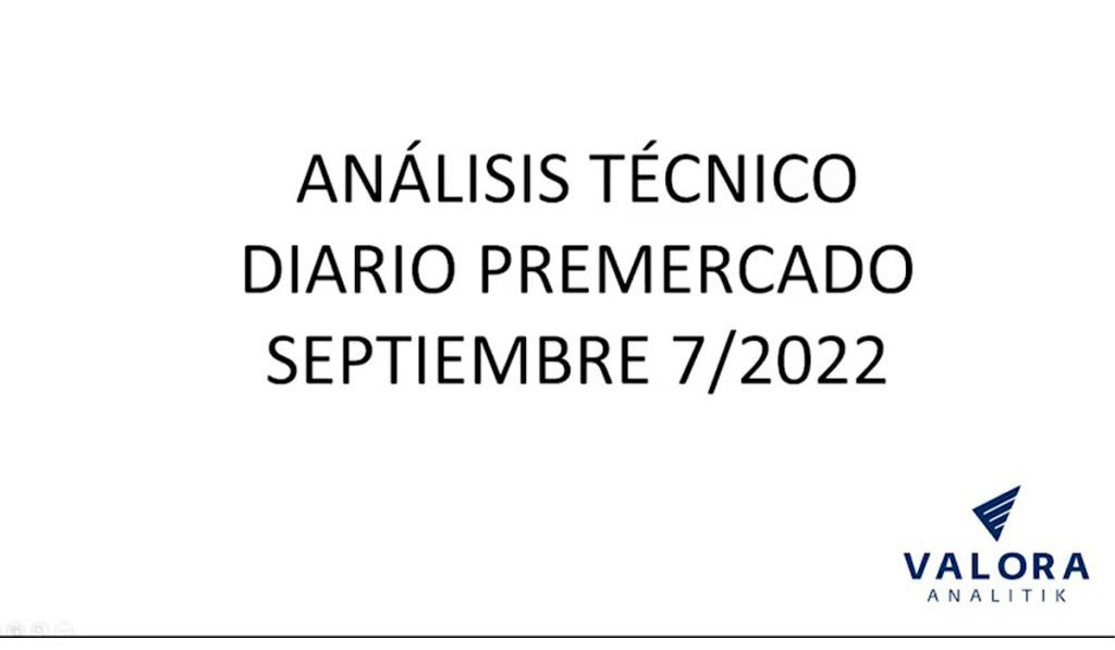 Banco de Bogotá (BOGOTA) lidera las correcciones septiembre 07/22  