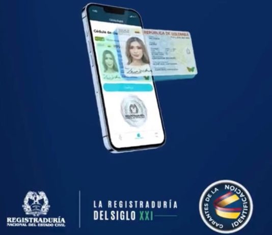 Cédula digital en Colombia