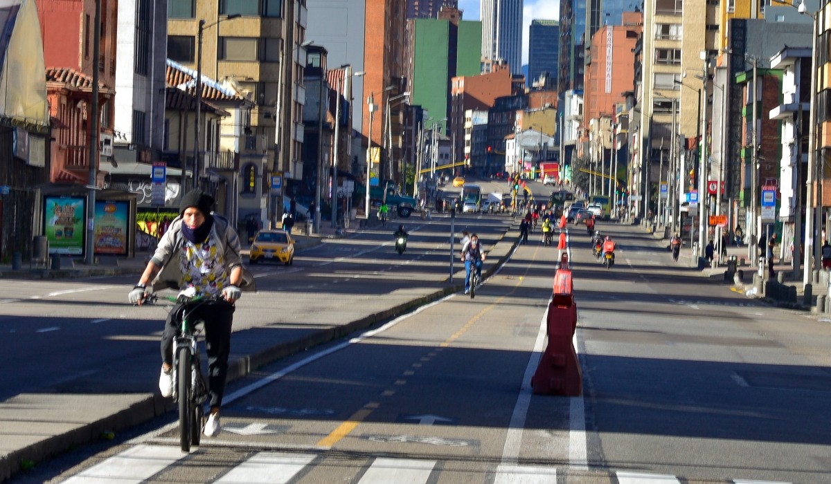 La jornada de día sin carro en Bogotá irá hasta hasta las 9 p.m. Imagen: Secretaría de Movilidad de Bogotá.